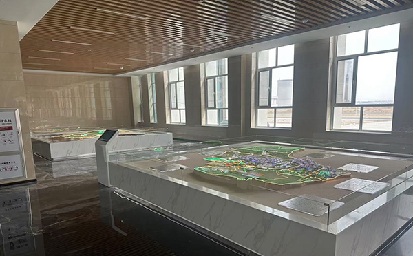 瓜州县风光资源分布沙盘