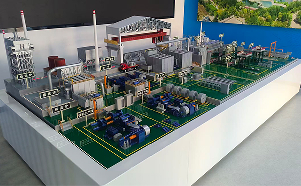 酒钢集团东铝厂-铝材生产线崆峒机械模型